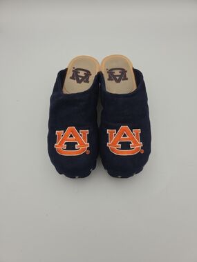 Womens's Auburn Tigers Navy Slip-On Clogs with Orange Logo Size 7